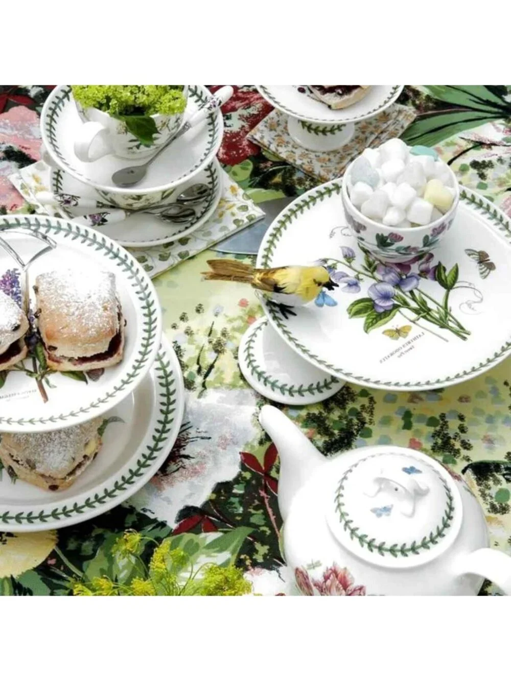 Exotic Floral Salad Plate - 8.5